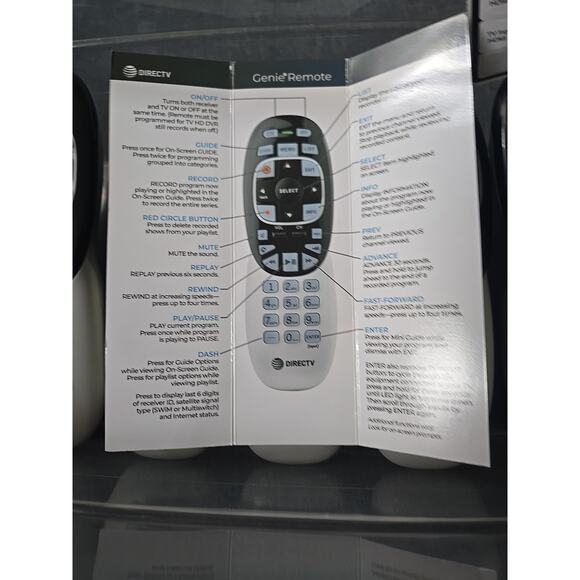 LOT Of 4 DIRECT TV RC73 REMOTE, PRE-OWNED, SEE PHOTOS - Tested - Picture 2 of 3